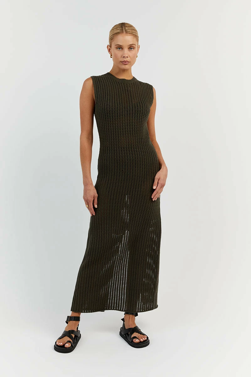DISSH DENNY OLIVE CROCHET MIDI DRESS 2 DISSH DENNY OLIVE CROCHET MIDI DRESS - Image 2