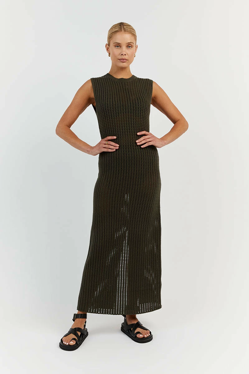 DISSH DENNY OLIVE CROCHET MIDI DRESS 3 DISSH DENNY OLIVE CROCHET MIDI DRESS - Image 3