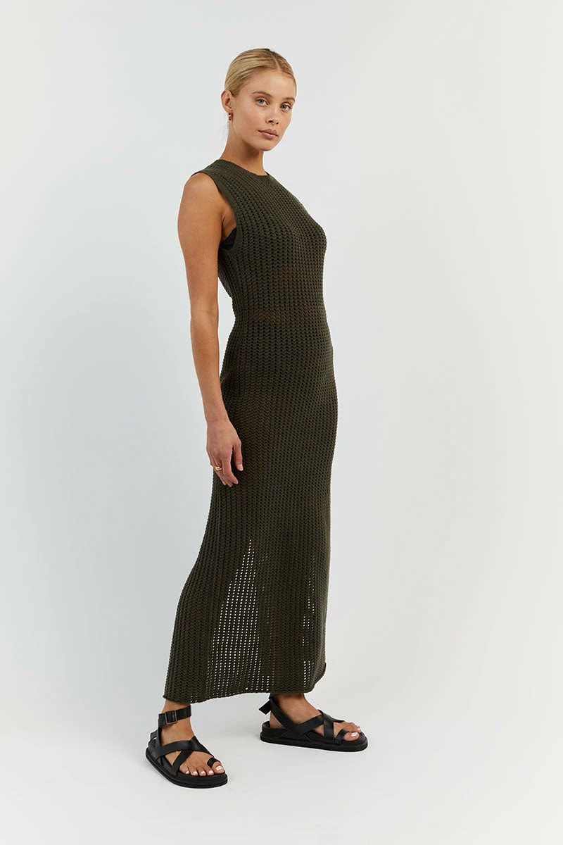 DISSH DENNY OLIVE CROCHET MIDI DRESS 4 DISSH DENNY OLIVE CROCHET MIDI DRESS - Image 4