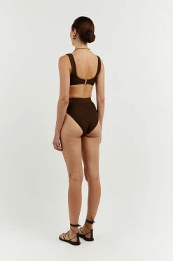 DISSH AMAYA CHOC RIB HIGH CUT BRIEF -DISSH all-clothing Shop DVE16006RCHO.570 23 0243499d 1d99 42b7 a15f 911db6551359