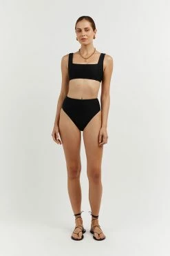 DISSH AMAYA BLACK HIGH WAISTED BRIEF