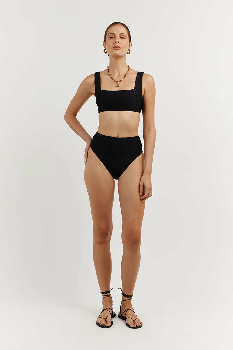 DISSH AMAYA BLACK HIGH WAISTED BRIEF 2 DISSH AMAYA BLACK HIGH WAISTED BRIEF - Image 2