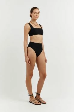 DISSH AMAYA BLACK HIGH WAISTED BRIEF 7 DISSH AMAYA BLACK HIGH WAISTED BRIEF -DISSH all-clothing Shop DVE16012BK.600 2