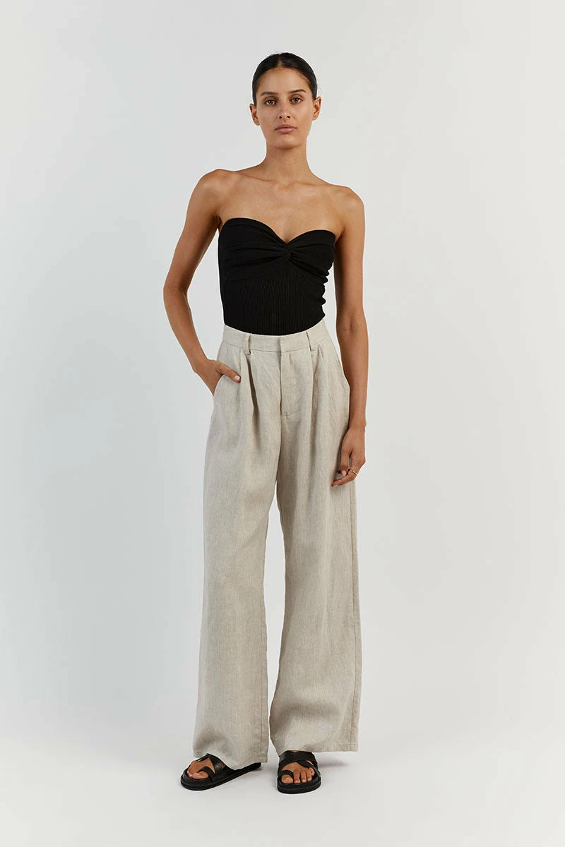 DISSH ANIKA TWISTED BLACK KNIT TOP 1 DISSH ANIKA TWISTED BLACK KNIT TOP