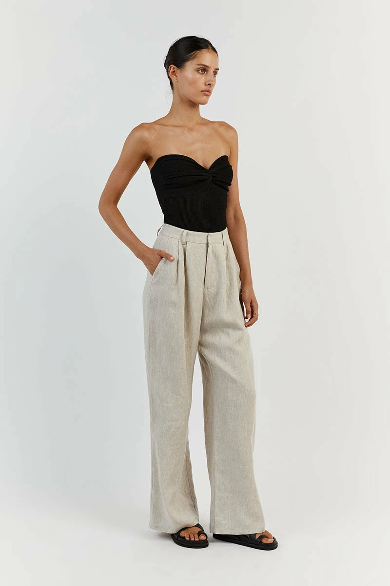 DISSH ANIKA TWISTED BLACK KNIT TOP 3 DISSH ANIKA TWISTED BLACK KNIT TOP - Image 3