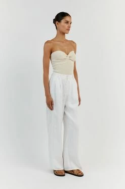 DISSH ANIKA TWISTED CREAM KNIT TOP -DISSH all-clothing Shop WES04181CRE.140 12 8e8a0fcf f52e 413d b743 e5e5a709ca21