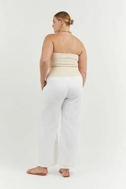 DISSH ANIKA TWISTED CREAM KNIT TOP -DISSH all-clothing Shop WES04181CRE.140 13