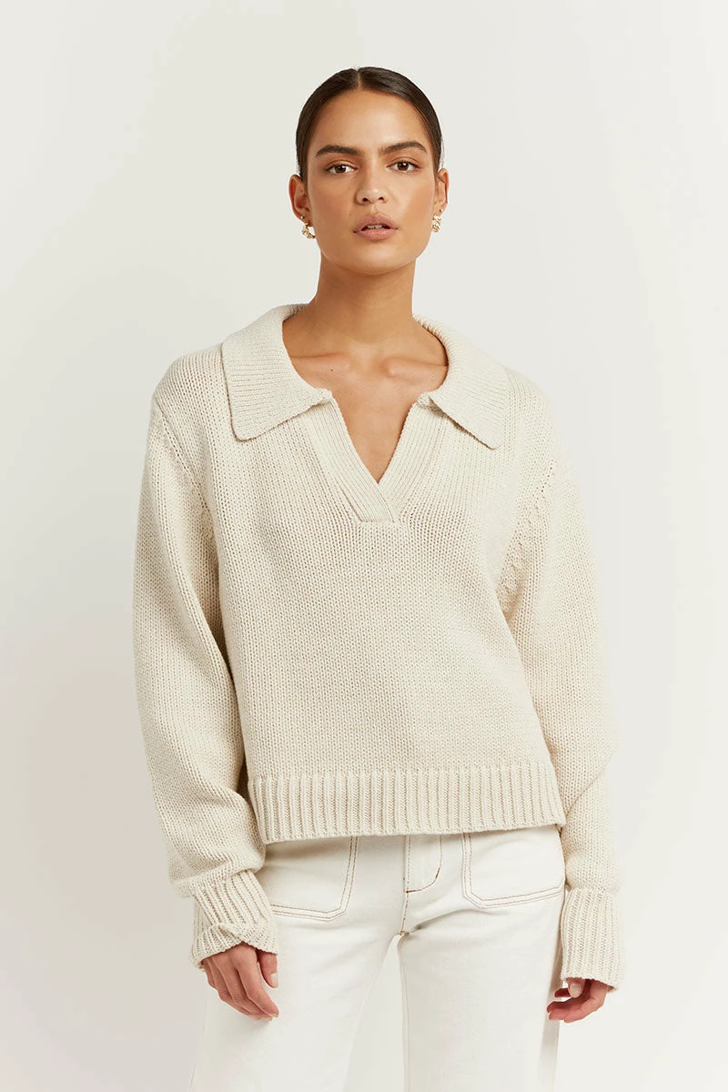 DISSH COLBIE STONE KNIT JUMPER 2 DISSH COLBIE STONE KNIT JUMPER - Image 2