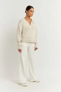 DISSH COLBIE STONE KNIT JUMPER 11 DISSH COLBIE STONE KNIT JUMPER -DISSH all-clothing Shop WES04261STO.175 2