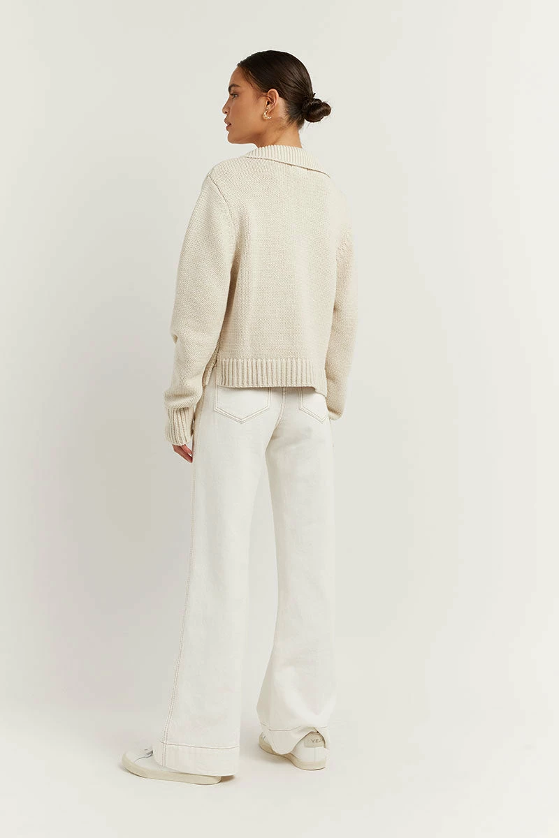 DISSH COLBIE STONE KNIT JUMPER 5 DISSH COLBIE STONE KNIT JUMPER - Image 5