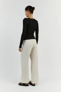 DISSH SOPHIA BLACK LONG SLEEVE TOP 9 DISSH SOPHIA BLACK LONG SLEEVE TOP -DISSH all-clothing Shop WES04278BK.600 14