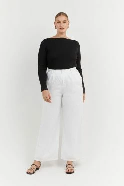 DISSH ARIA BLACK KNIT SLEEVED TOP 15 DISSH ARIA BLACK KNIT SLEEVED TOP -DISSH all-clothing Shop WES04293BK.600 10