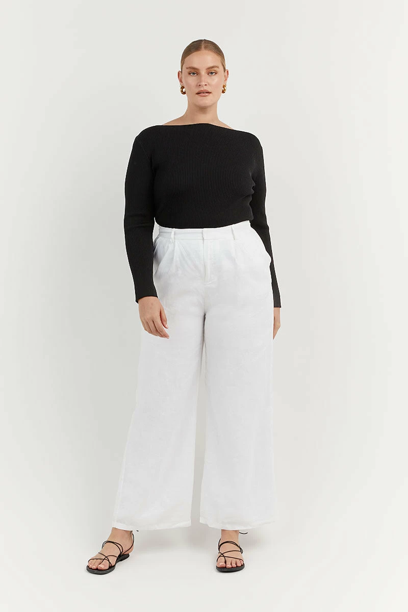 DISSH ARIA BLACK KNIT SLEEVED TOP 8 DISSH ARIA BLACK KNIT SLEEVED TOP - Image 8