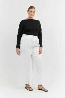 DISSH ARIA BLACK KNIT SLEEVED TOP 13 DISSH ARIA BLACK KNIT SLEEVED TOP -DISSH all-clothing Shop WES04293BK.600 12