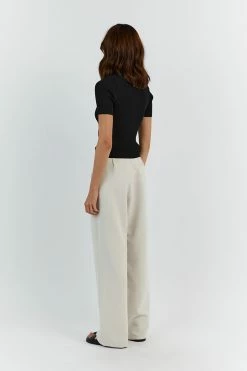 DISSH DONNA BLACK SHORT SLEEVE KNIT TOP 10 DISSH DONNA BLACK SHORT SLEEVE KNIT TOP -DISSH all-clothing Shop WES04300BK.600 13