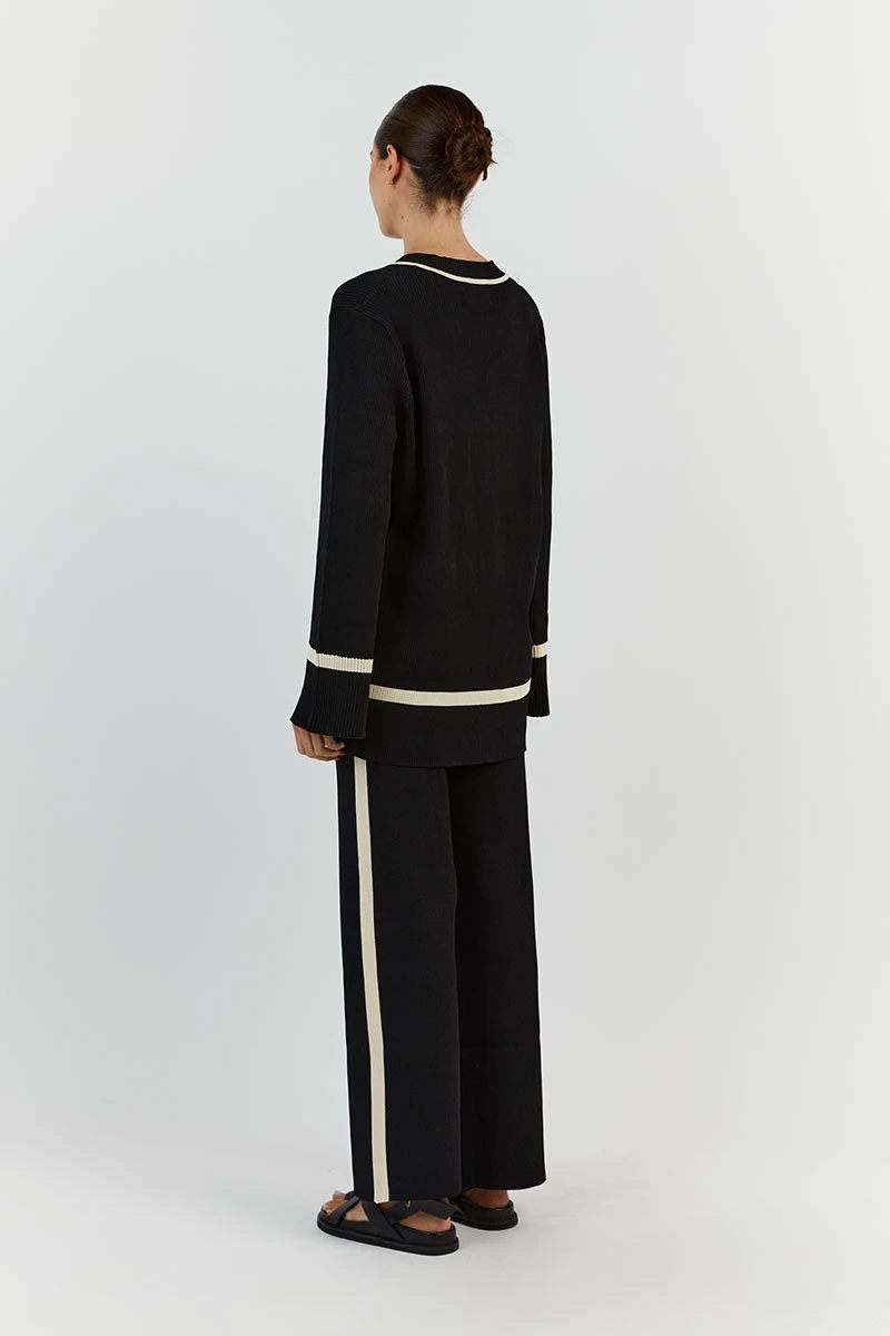 DISSH ELSIE BLACK KNIT JUMPER 4 DISSH ELSIE BLACK KNIT JUMPER - Image 4