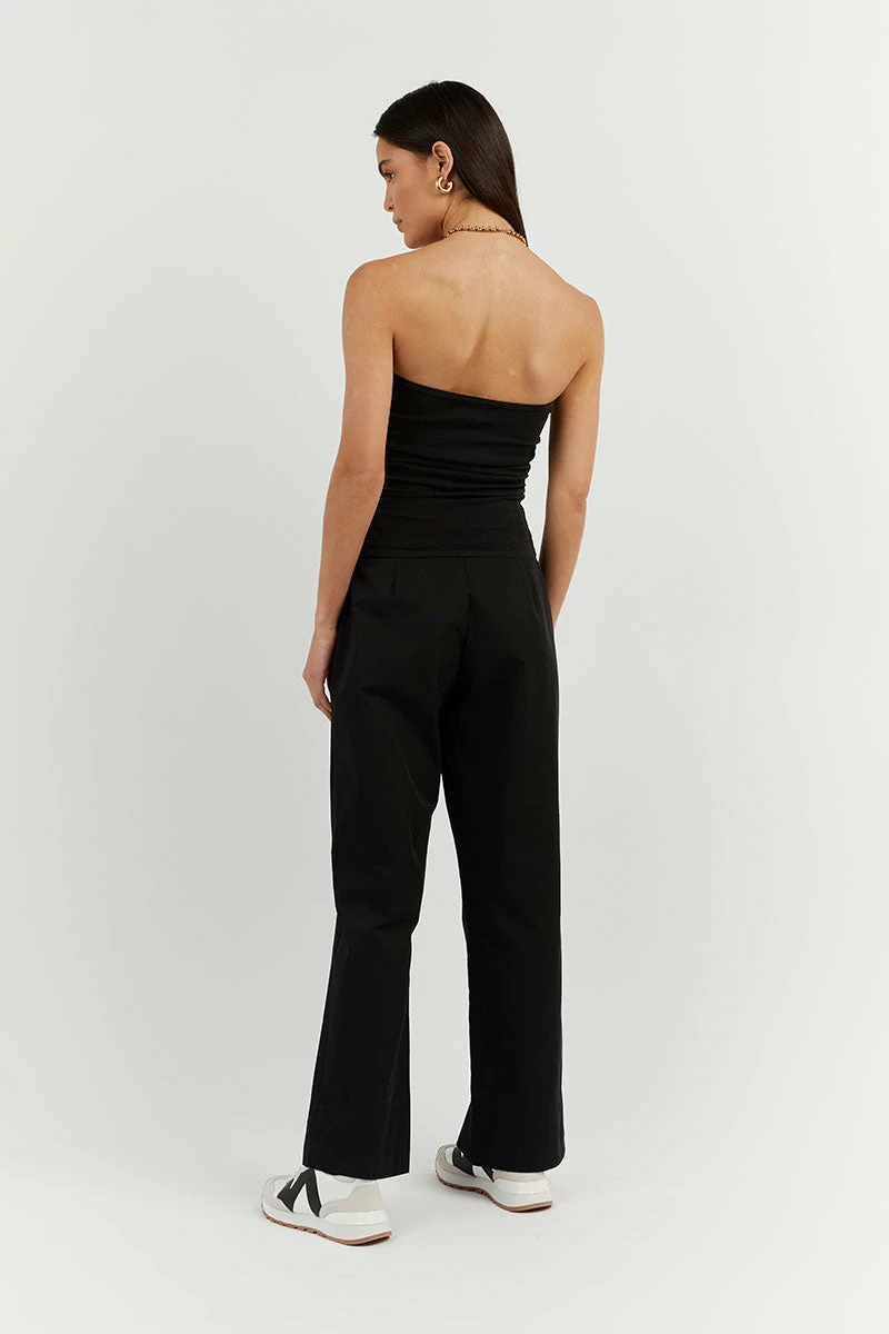 DISSH CARRIE BLACK BANDEAU KNIT TOP 4 DISSH CARRIE BLACK BANDEAU KNIT TOP - Image 4