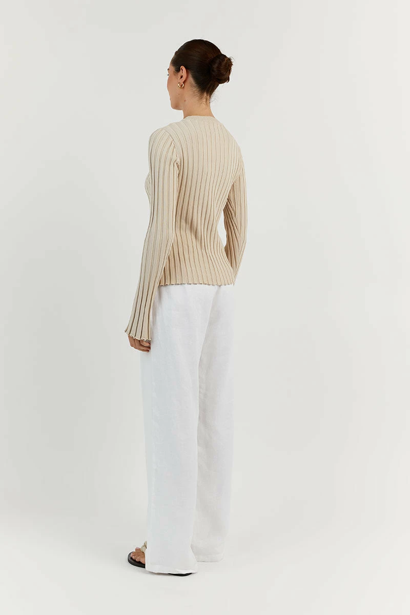 DISSH ADA STONE LONG SLEEVE KNIT TOP 4 DISSH ADA STONE LONG SLEEVE KNIT TOP - Image 4