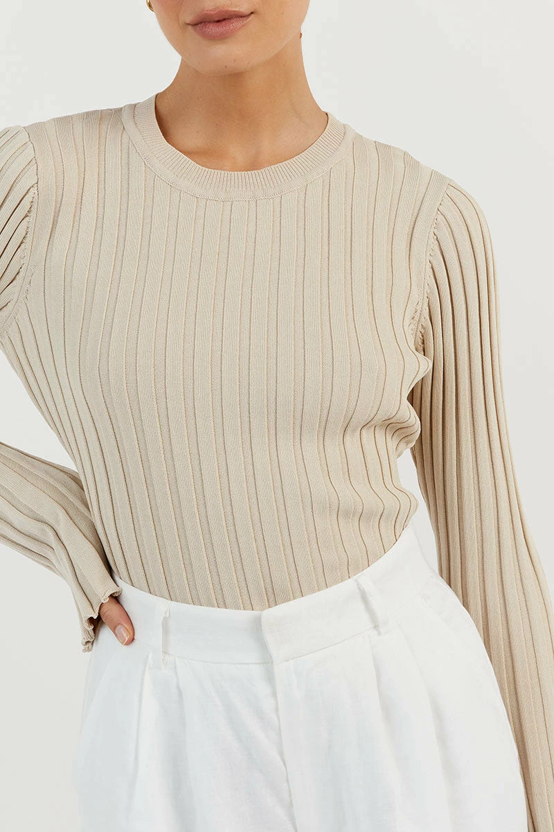DISSH ADA STONE LONG SLEEVE KNIT TOP 5 DISSH ADA STONE LONG SLEEVE KNIT TOP - Image 5