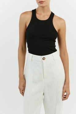 DISSH JENNA BLACK KNIT TANK 8 DISSH JENNA BLACK KNIT TANK -DISSH all-clothing Shop WES04388BK.600 13