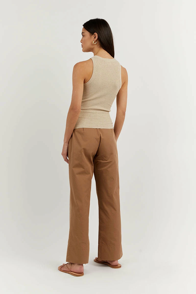 DISSH JENNA OAT MARLE KNIT TANK 4 DISSH JENNA OAT MARLE KNIT TANK - Image 4