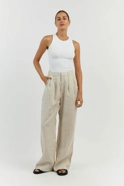 DISSH JENNA WHITE KNIT TANK