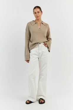 DISSH THEODORE STONE KNIT JUMPER 15 DISSH THEODORE STONE KNIT JUMPER -DISSH all-clothing Shop WES04397ST.175 10