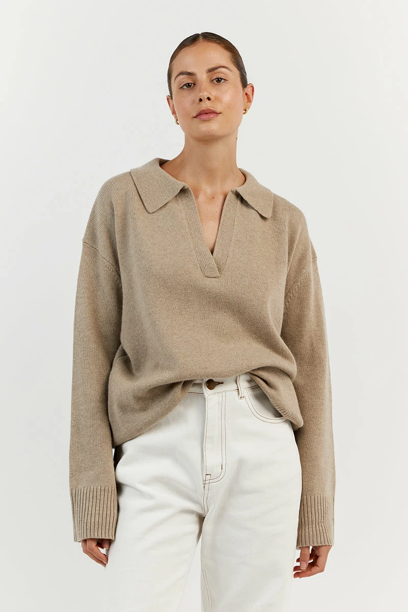 DISSH THEODORE STONE KNIT JUMPER 7 DISSH THEODORE STONE KNIT JUMPER - Image 7