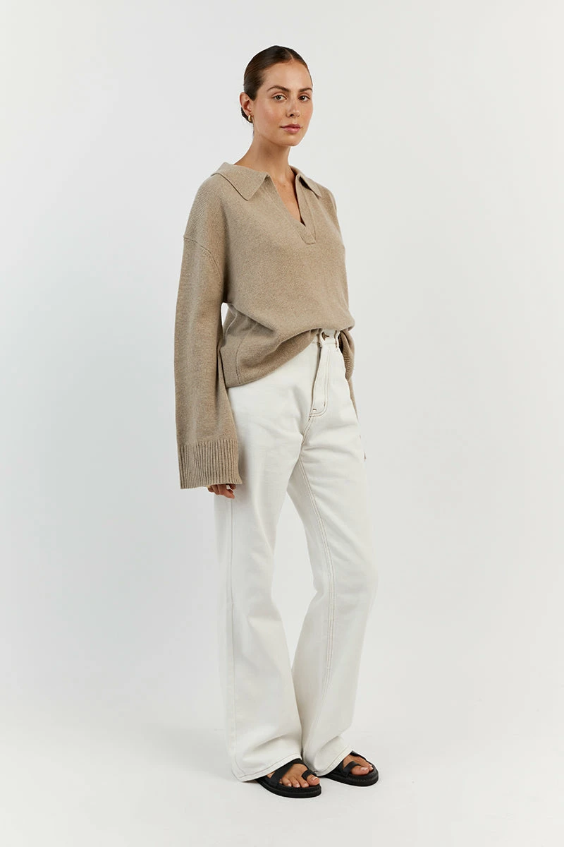 DISSH THEODORE STONE KNIT JUMPER 8 DISSH THEODORE STONE KNIT JUMPER - Image 8
