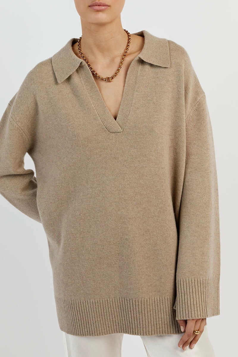 DISSH THEODORE STONE KNIT JUMPER 5 DISSH THEODORE STONE KNIT JUMPER - Image 5