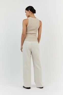 DISSH VALERIE STONE RACER KNIT TANK -DISSH all-clothing Shop WES04399STO.175 13