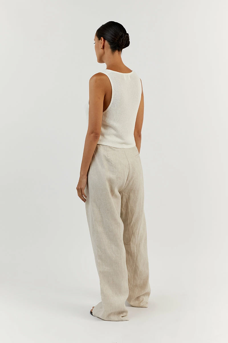 DISSH ASHER OFF WHITE VEST TOP 4 DISSH ASHER OFF WHITE VEST TOP - Image 4