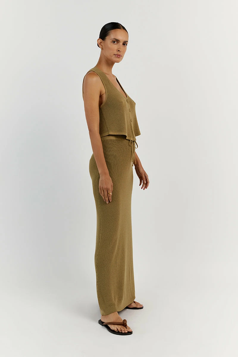 DISSH ASHER PISTACHIO VEST TOP 4 DISSH ASHER PISTACHIO VEST TOP - Image 4