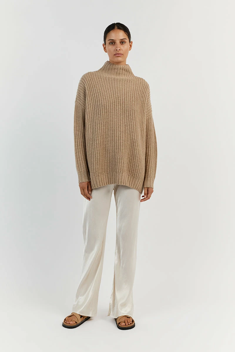 DISSH OSLO OAT MARLE LONGLINE JUMPER 2 DISSH OSLO OAT MARLE LONGLINE JUMPER - Image 2
