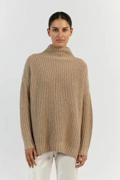 DISSH OSLO OAT MARLE LONGLINE JUMPER 8 DISSH OSLO OAT MARLE LONGLINE JUMPER -DISSH all-clothing Shop WES04405OTM.154 11