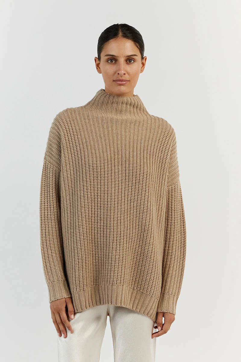 DISSH OSLO OAT MARLE LONGLINE JUMPER 3 DISSH OSLO OAT MARLE LONGLINE JUMPER - Image 3