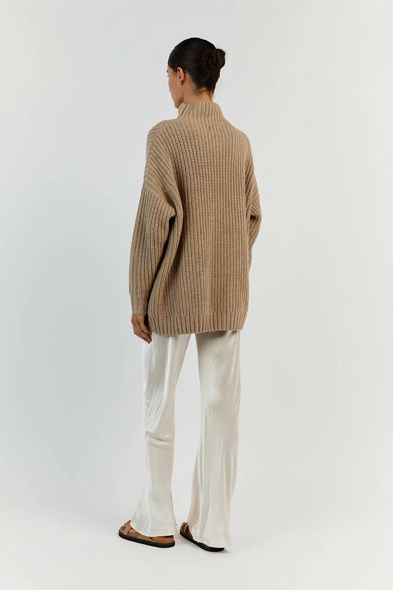 DISSH OSLO OAT MARLE LONGLINE JUMPER 5 DISSH OSLO OAT MARLE LONGLINE JUMPER - Image 5