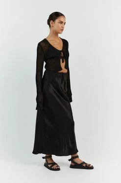 DISSH OPHELIA BLACK CROCHET CARDIGAN 7 DISSH OPHELIA BLACK CROCHET CARDIGAN -DISSH all-clothing Shop WES04415BK.600 12 4356dc2e 3b5a 4585 86a3 8670ebe7788b