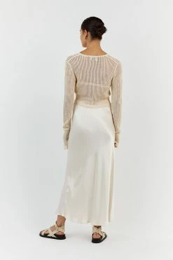 DISSH OPHELIA NATURAL CROCHET CARDIGAN 10 DISSH OPHELIA NATURAL CROCHET CARDIGAN -DISSH all-clothing Shop WES04415NAT.150 13 d2c80472 b25b 4b2b b8fb dcc293192a22