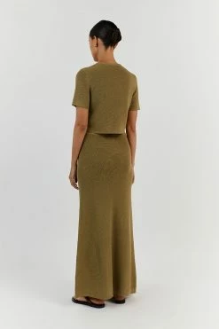 DISSH ASHER PISTACHIO CROPPED TEE -DISSH all-clothing Shop WES04422PIO.549 13