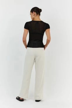 DISSH HARPER BLACK CAP SLEEVE TOP 9 DISSH HARPER BLACK CAP SLEEVE TOP -DISSH all-clothing Shop WES04436BK.600 5 782001c5 7101 4968 92c7 3430d1440da0