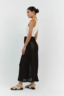 DISSH OPHELIA BLACK CROCHET WRAP SKIRT -DISSH all-clothing Shop WES05033BK.600 13 ca3893eb 6cd0 422e a27d d53ff93e52db