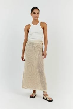DISSH OPHELIA NATURAL CROCHET WRAP SKIRT -DISSH all-clothing Shop WES05033NAT.150 11 6eee255b 1146 40e3 ac9f 96ace1ac00d8