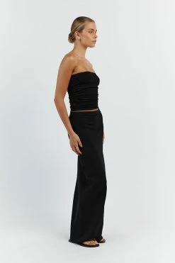 DISSH CARRIE BLACK MIDI SKIRT 8 DISSH CARRIE BLACK MIDI SKIRT -DISSH all-clothing Shop WES05034BK.600 12