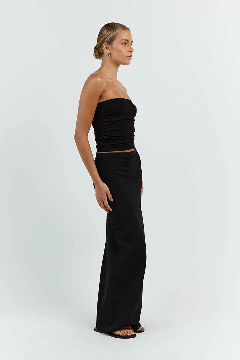 DISSH CARRIE BLACK MIDI SKIRT 3 DISSH CARRIE BLACK MIDI SKIRT - Image 3