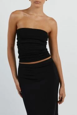 DISSH CARRIE BLACK MIDI SKIRT 10 DISSH CARRIE BLACK MIDI SKIRT -DISSH all-clothing Shop WES05034BK.600 14