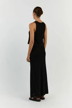 DISSH ASHER BLACK KNIT MIDI SKIRT 15 DISSH ASHER BLACK KNIT MIDI SKIRT -DISSH all-clothing Shop WES05035BK.600 13 a267d939 34b5 4294 a5d2 b304dcdb4fe5