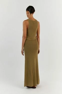 DISSH ASHER PISTACHIO KNIT MIDI SKIRT 10 DISSH ASHER PISTACHIO KNIT MIDI SKIRT -DISSH all-clothing Shop WES05035PIO.549 13