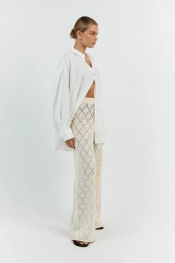 DISSH SORRENTO BUTTER CROCHET KNIT PANT 9 DISSH SORRENTO BUTTER CROCHET KNIT PANT -DISSH all-clothing Shop WES10096BUT.195 12