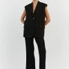 DISSH HARPER BLACK WIDE LEG PANT